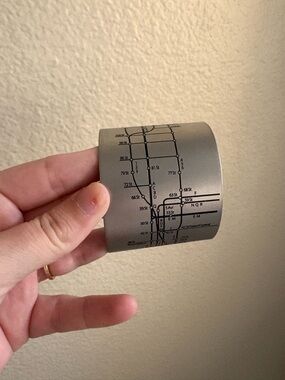 NYC Subway Map Cuff Bracelet